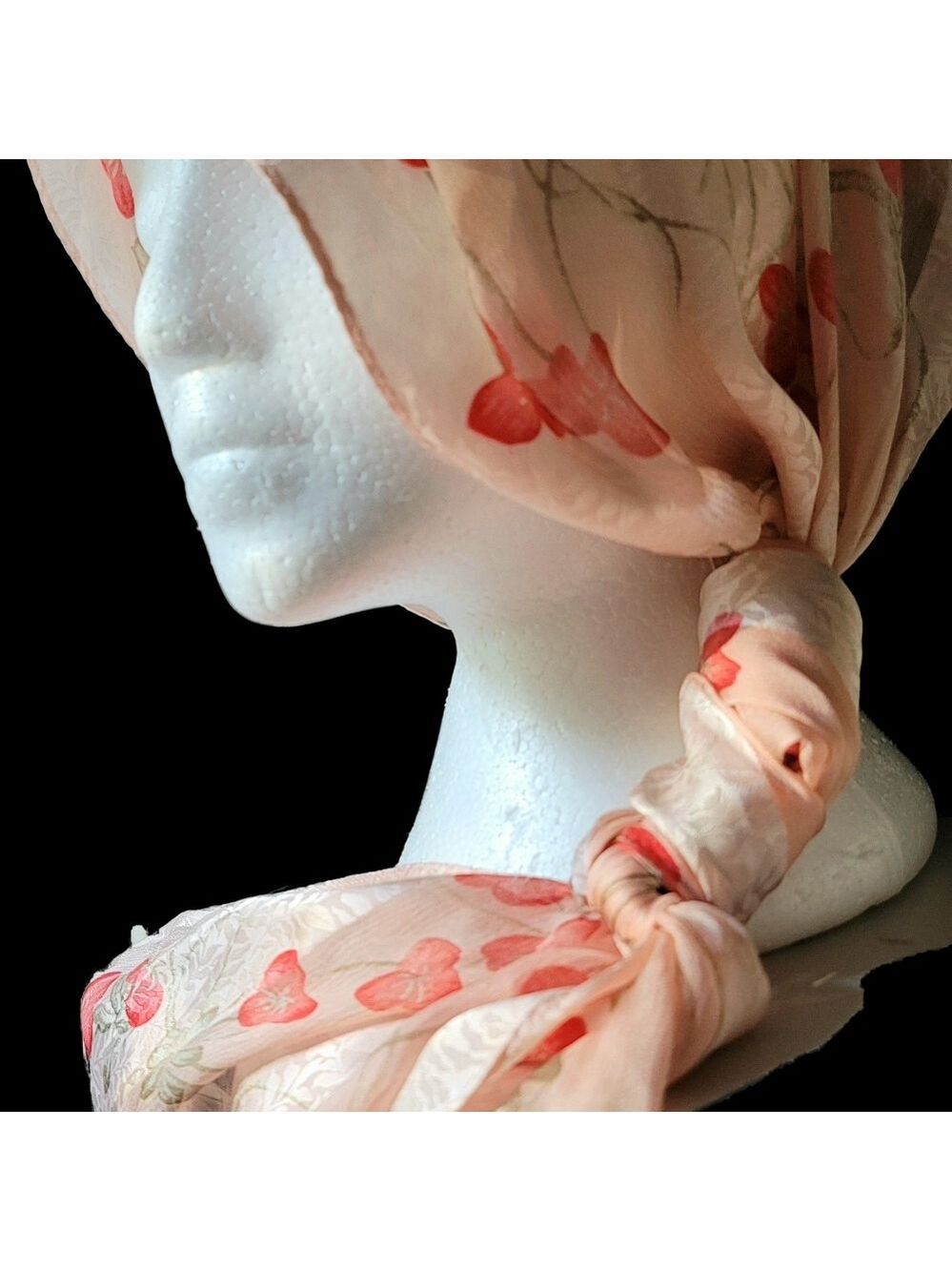Perry Ellis Silk Floral Scarf